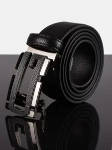 BuckleUp Men Black PU Belt