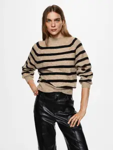 MANGO Women Sustainable Striped Pullover