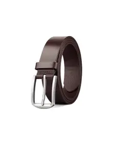 KAEZRI Men Brown Leather Belt