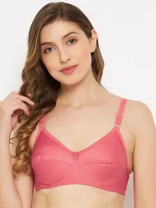 Camey Coral Non Wired Non Padded Full Coverage Bra