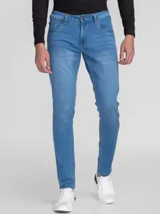 GIORDANO Men Slim Fit Light Fade Stretchable Cotton Jeans