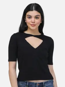 Cation Cut out Neck Top