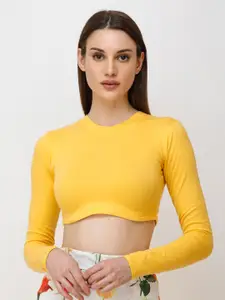 Cation Fitted Crop Top