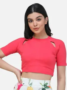 Cation Cut Out Crop Top
