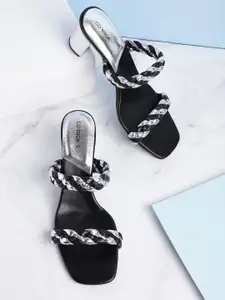 CORSICA Women Braided Block Heels