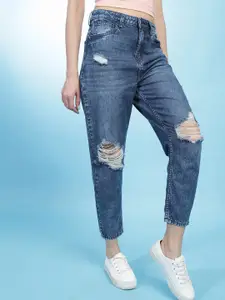 Freehand Women Slash Knee Pure Cotton Jeans