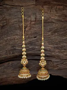 Kushal's Fashion Jewellery Kushal's Fashion Jewellery Gold-Plated Classic Jhumkas Earrings