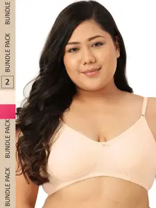 Leading Lady Set Of 2 Non Wired Non Padded Bra