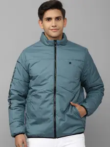 Allen Solly Men Blue Cotton Puffer Jacket