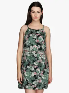 DODO & MOA Floral Printed A-Line Dress