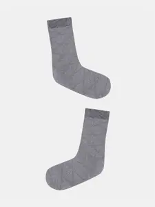 Jockey Men Grey Calf-Length Socks