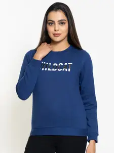 Club York Women Printed Cotton Sweatshirt