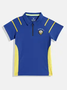 Allen Solly Junior Boys Polo Collar Moisture Wicking Football T-shirt