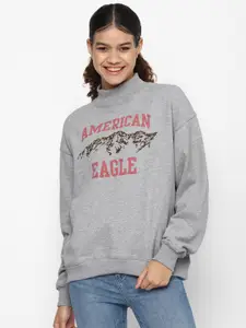 AMERICAN EAGLE OUTFITTERS Women Printed Sweatshirt