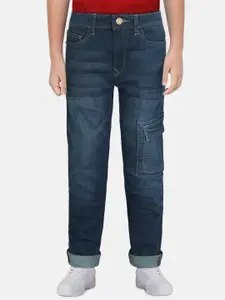 Allen Solly Junior Boys Skinny Fit Heavy Fade Stretchable Jeans