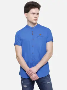 Kuons Avenue Men Smart Slim Fit Linen Cotton Casual Shirt