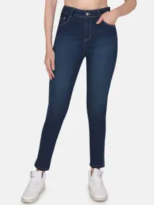 Steele Women Slim Fit High-Rise Light Fade Stretchable Jeans
