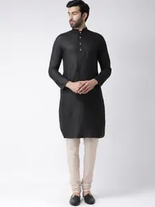 KISAH Mandarin Collar Straight Regular Kurta