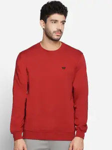 Wildcraft Men Maroon Cotton Sweatshirt
