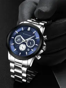 GIORDANO Men Blue Dial & Bracelet Style Straps Analogue Watch GZ-50036-11