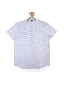 Peter England Boys Printed Cotton Casual Shirt