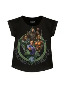 Marvel by Wear Your Mind Girls Graphic Print Top