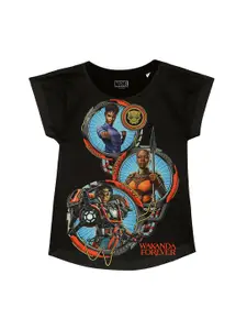 Marvel by Wear Your Mind Girls Graphic Print Top