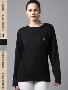 MACK JONNEY Women Pack Of 2 T-shirt