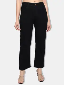 LIVE OK Women Boyfriend Fit High-Rise Stretchable Jeans