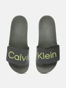 Calvin Klein Jeans Men Printed Sliders