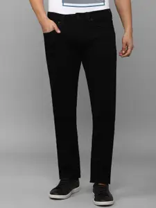 Louis Philippe Jeans Men Black Slim Fit Cotton Jeans