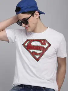 Free Authority Men Superman Printed Cotton Tshirts