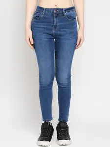 SPYKAR Women Super Skinny Fit High-Rise Light Fade Cotton Jeans