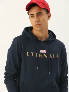 Kook N Keech Marvel Men Eternal Printed Hooded Sweatshirt