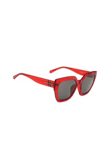 Calvin Klein Women Oversized Sunglasses-UV Protected Lens CKJ 18509A 600 56 S