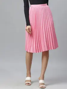 Ives Accordion Pleated Flared A-Line Skirt