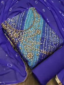 KALINI Embroidered Unstitched Dress Material