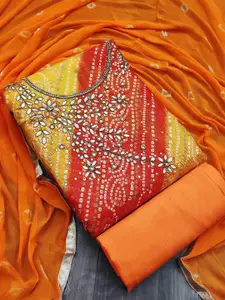 KALINI Embroidered Unstitched Dress Material