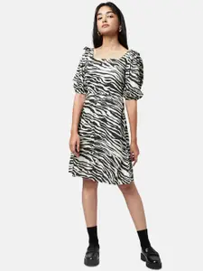 YU by Pantaloons Animal Printed A-Line Dress