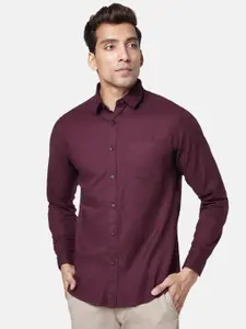 BYFORD by Pantaloons Men Slim Fit Cotton Casual Shirt