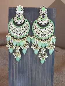 I Jewels Contemporary Chandbalis Earrings