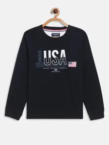 Octave Boys Printed Fleece Sweatshirt