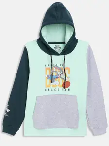 Octave Boys Printed Hooded Fleece Sweatshirt