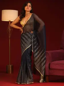 Indethnic Zari Banarasi Saree