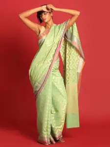 Indethnic Zari Banarasi Saree
