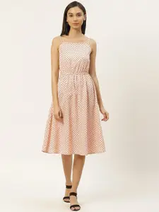 RIVI Polka Dot Crepe Dress