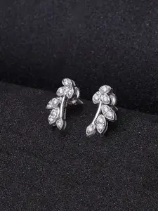 Clara  Leaf Shaped Studs Earrings