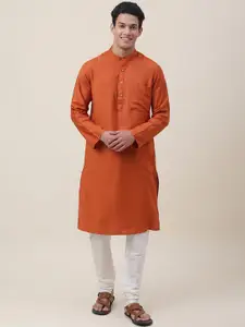 Fabindia Mandarin Collar Straight Kurta