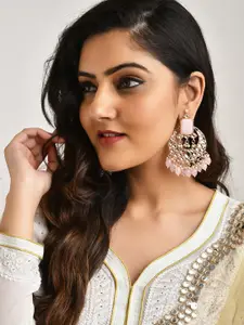 LAIDA Gold Plated Contemporary Drop Earrings