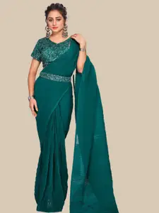 Chhabra 555 Sequinned Georgette Party Saree
